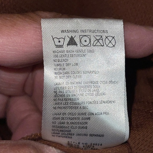 Fox Cycling Shirt. Brown And Tan. Zip Pocket In Back. Size XL GUC - Picture 8 of 9